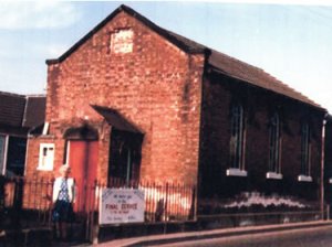 The old Baptist Chapel on Twyford Road, after the final service in 1982