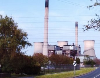 A view of the Power station, as seen from Twyford Road in 1992