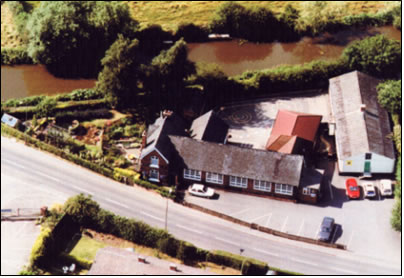 An Aerial View of Willington School after the Second World War, with
the HORSA hut on the right